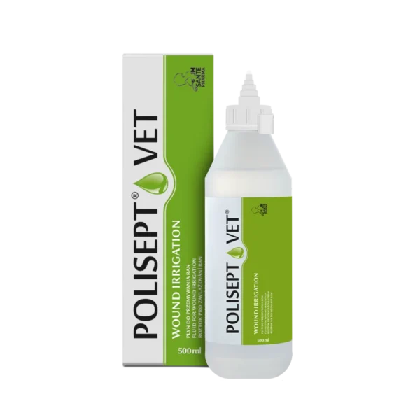 POLISEPT VET® WOUND IRRIGATION – płyn do irygacji ran dla psa i kota 500 ml