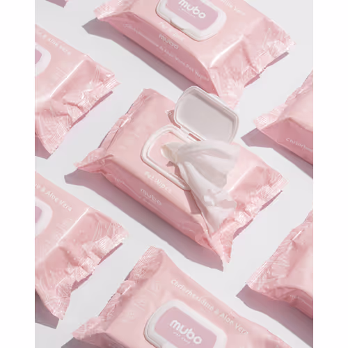 Mubo Chlorhexidine & Aloe Vera Pet Wipes 100szt. - chusteczki z chlorheksydyną i aloesem dla psa i kota, 15x30cm