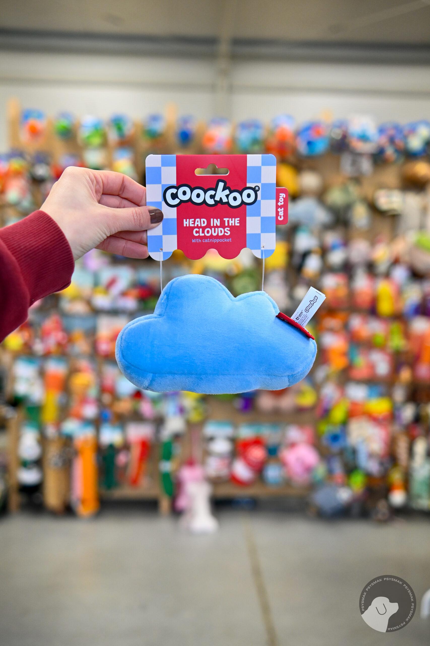 COOCKOO PODUSZKA HEAD IN THE CLOUDS Z KOCIMIĘTKĄ 17x7x10,5cm