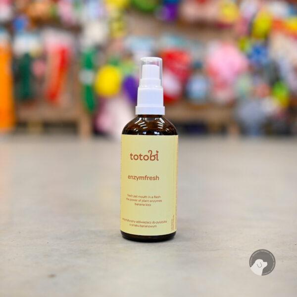 TOTOBI Enzymfresh Banana Kiss - Enzymatyczny odświeżacz do pyszczka o smaku banana, 100 ml