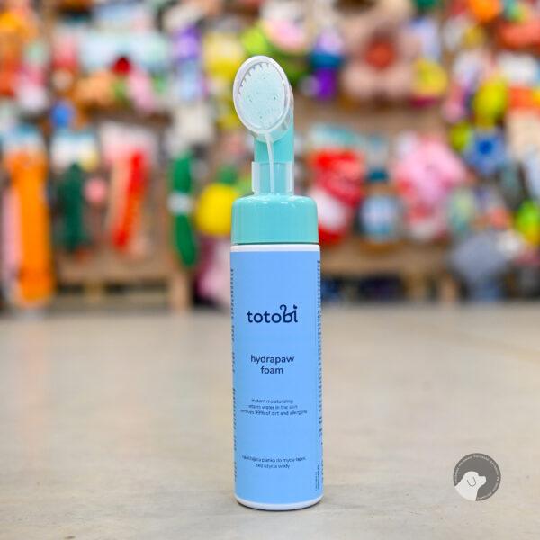 TOTOBI Hydrapaw Foam - Nawilżająca pianka do mycia łapek, bez użycia wody ze szczoteczką 200 ml