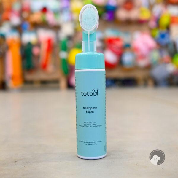 TOTOBI Freshpaw Foam - neutralizująca pianka do mycia łapek, bez użycia wody ze szczoteczką 200 ml