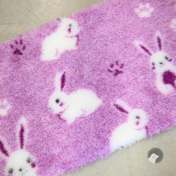 BUBA Legowisko DRY BED 28mm 100 x 75 cm antypoślizgowe króliki fioletowe