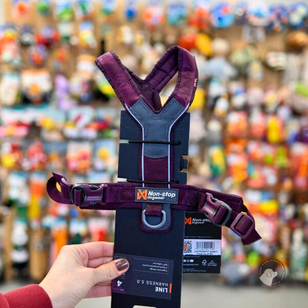 Non-stop dogwear Szelki Non-stop Dogwear Line Harness 5.0 - szelki spacerowe fioletowe