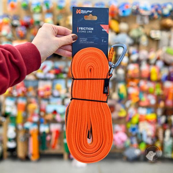 Non-stop dogwear Friction long line - linka treningowa z antypoślizgiem 10 m