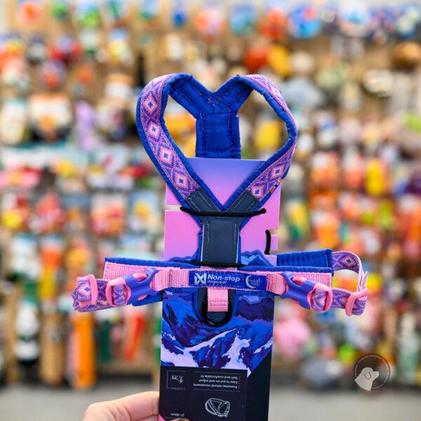 Non-stop dogwear Line harness 5.0 Rachel Pohl edition - szelki różowo fioletowe