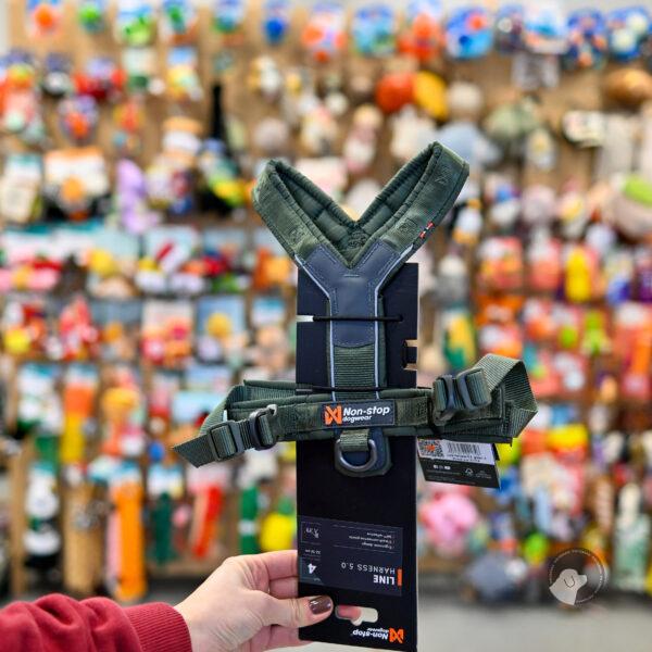 Non-stop dogwear Szelki Non-stop Dogwear Line Harness 5.0 - szelki spacerowe zielone