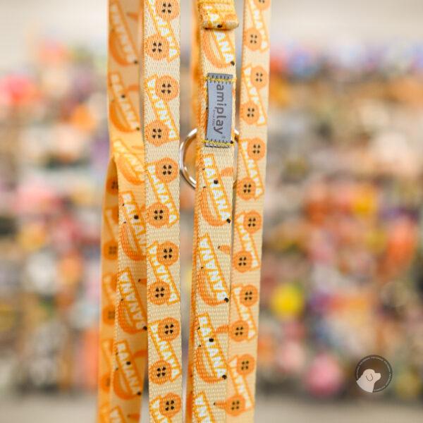 AMIPLAY BeHappy Smycz regulowana 8 in 1 - Banana rozm S-XL