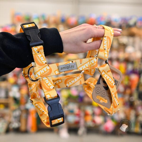 AMIPLAY Szelki regulowane Guard BeHappy Banana - rozm S-XL