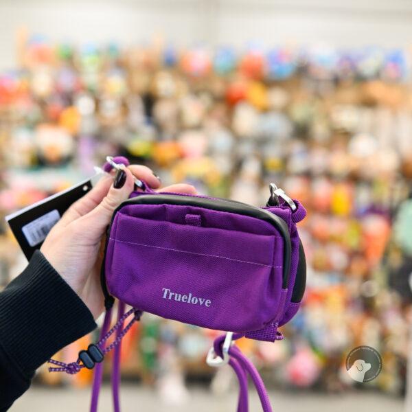 Mała torebka spacerowa na ramię Truelove City Break medium fioletowa