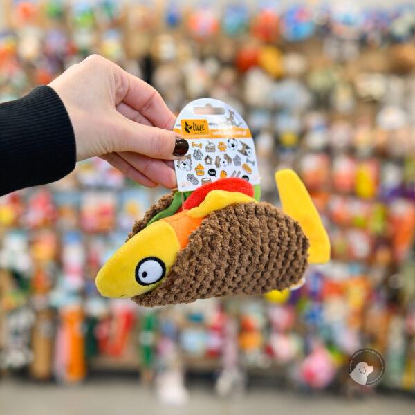 DINGO ZABAWKA PLUSZOWA WĘCHOWA TACO 20CM