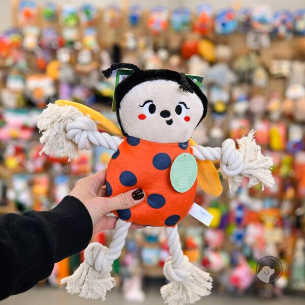 Hug Smart Puppy Garden – Ladybug zabawka ze sznurami biedronka