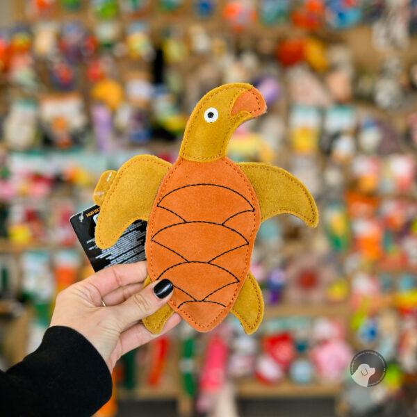 Kiwi Walker Leather Animals ŻÓŁW - skórzana zabawka