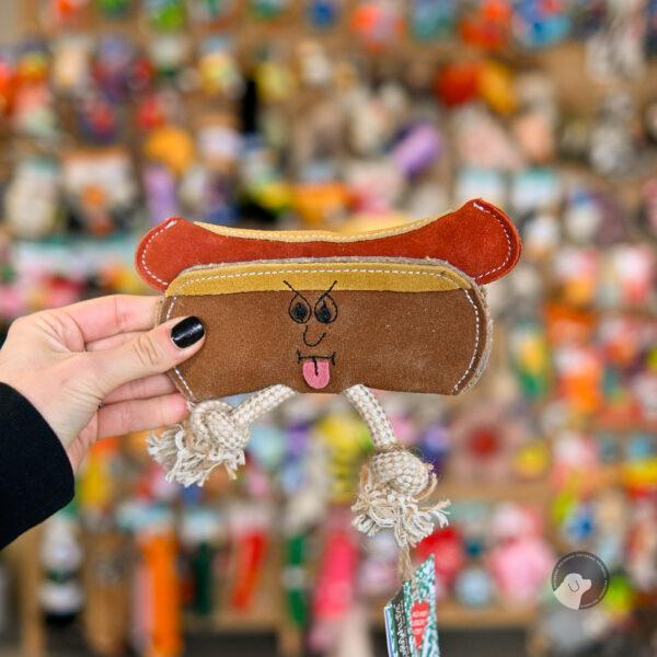 GREEN & WILD'S Harry the Hot Dog- z juty i zamszu
