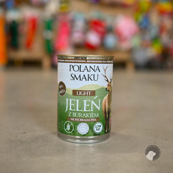 Polana Smaku - Jeleń z burakiem 400g karma mokra LIGHT