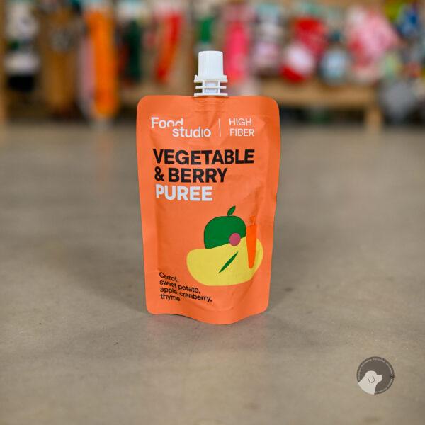 Food Studio Chefs PUREE dla psów WARZYWNO-OWOCOWE z marchewką, batatem, jabłkiem, żurawiną i tymiankiem 150ml