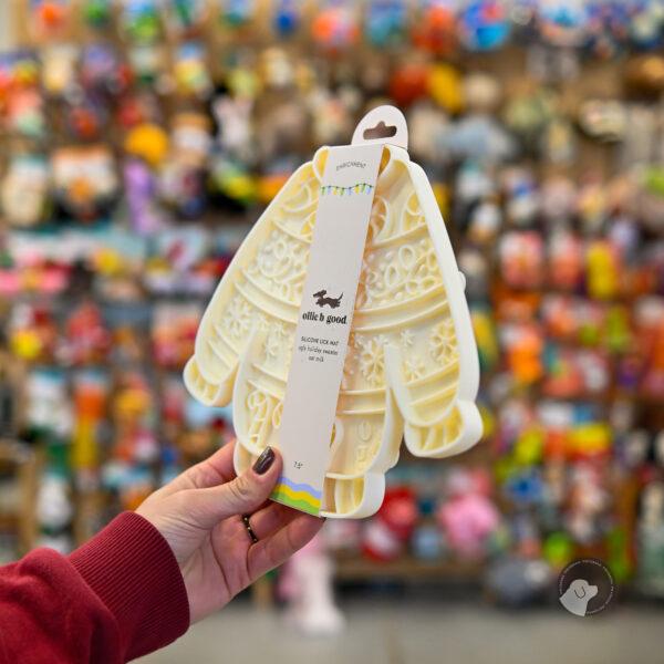 Ollie B. Good Mata do lizania dla psa i kota Zimowy Sweterek, kremowy