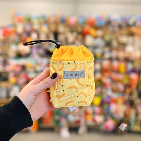 AMIPLAY Torebka na przysmaki BeHappy Banana Żółta