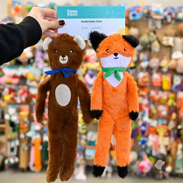 ZIPPYPAWS Fluffy Peltz –Bear and Fox zwłoki miś i lis ZP1084