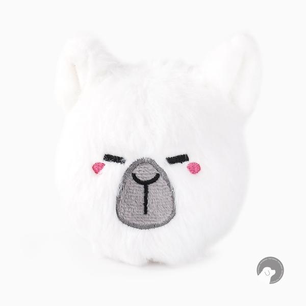 Hugsmart Zoo Ball – alpaca alpaka i twarda piszcząca piłka wewnątrz