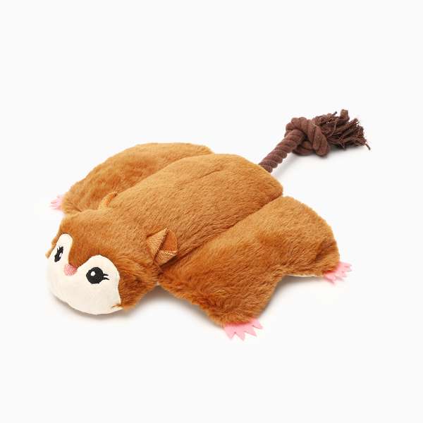 Hug Smart Flattie Animals – Rope Flying Squrrel pluszowa latająca wiewiórka ze sznurem