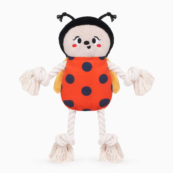 Hug Smart Puppy Garden – Ladybug zabawka ze sznurami biedronka