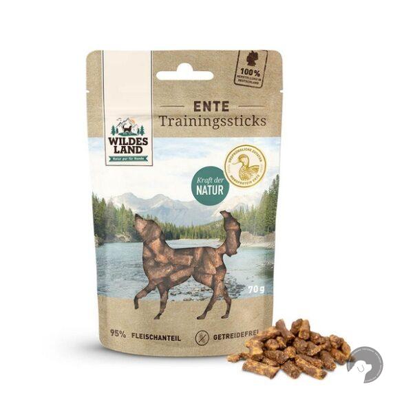 WILDES LAND DOG Trainingssticks Ente - kaczka przysmaki treningowe (100g)