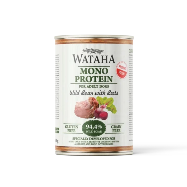 Wataha Mono protein dzik z burakiem 400 g karma mokra