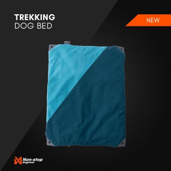Non-stop dogwear Trekking dog bed - granatowo niebieskie legowisko S