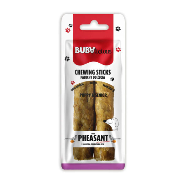 BUBAlicious Paluchy z bażantem z dodatkiem dyni 2x15cm 8751