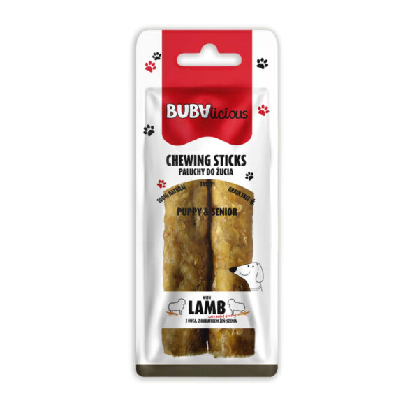 BUBAlicious Paluchy z owcą z dodatkiem żeń-szenia 2x15cm 8730