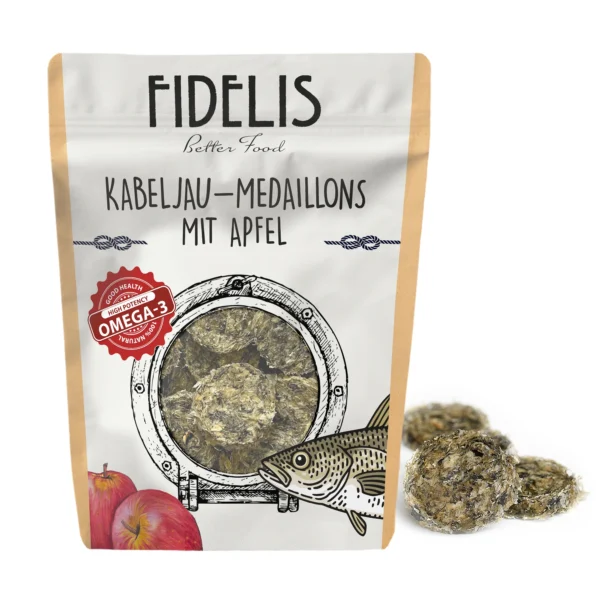 Fidelis Kabeljau Medaillons mit apfel- Medaliony z dorsza z jabłkiem