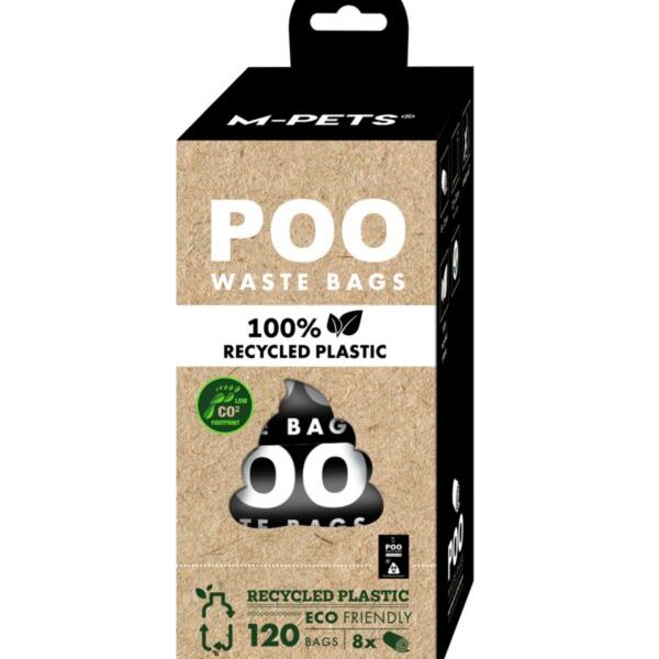 Woreczki POO 100% Recycled Plastic (120 szt) Bezzapachowe