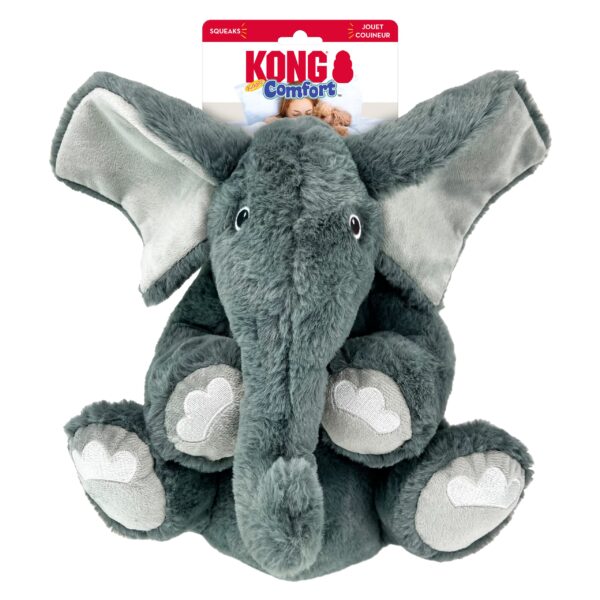 KONG Comfort Kiddos Jumbo Słoń - wyjmowana piszczałka