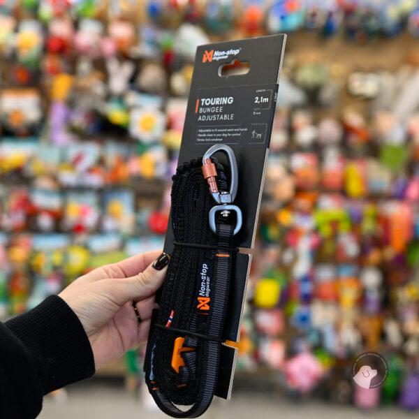 Non-stop dogwear Touring bungee adjustable - regulowana smycz bungee 13mm 2,1 m