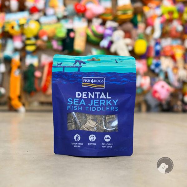 Fish4Dogs Sea Jerky Fish Tiddlers - dentystyczny przysmak ze skóry ryby 115g