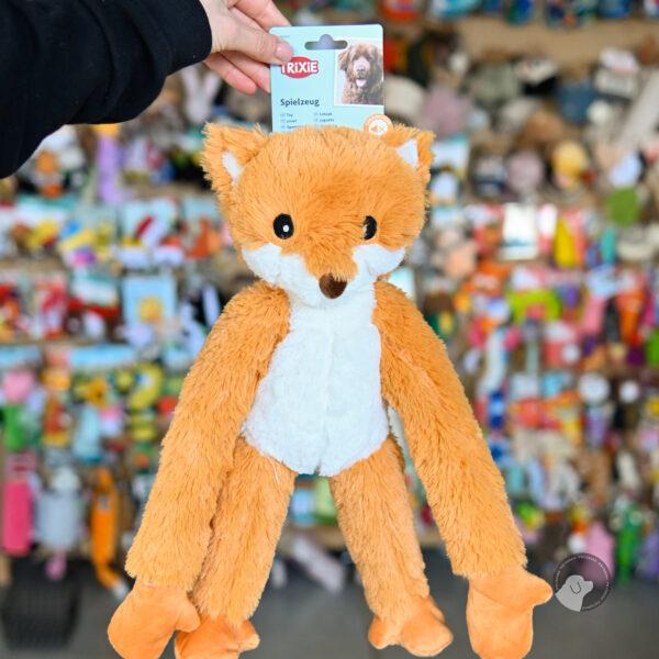 TRIXIE lis zabawka dla psa pluszowa 45 cm, z dźwiękiem