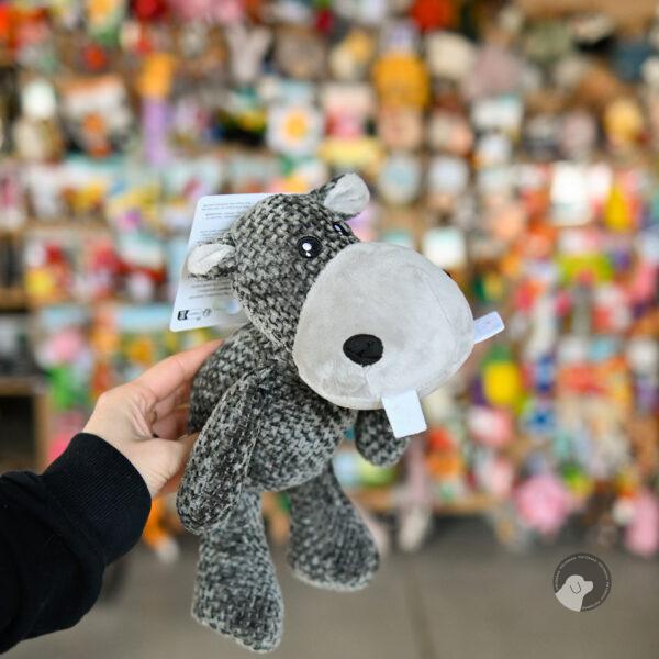 TRIXIE Hipopotam zabawka dla psa pluszowa 31 cm, z dźwiękiem