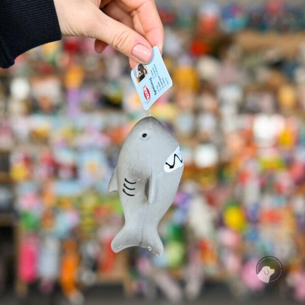 Trixie Zwierzątka morskie - Rekin, zabawka dla psa, latex, 9-12 cm