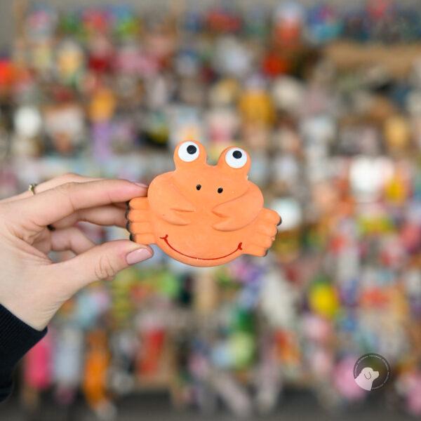 Trixie Zwierzątka morskie - Krab, zabawka dla psa, latex, 9-12 cm