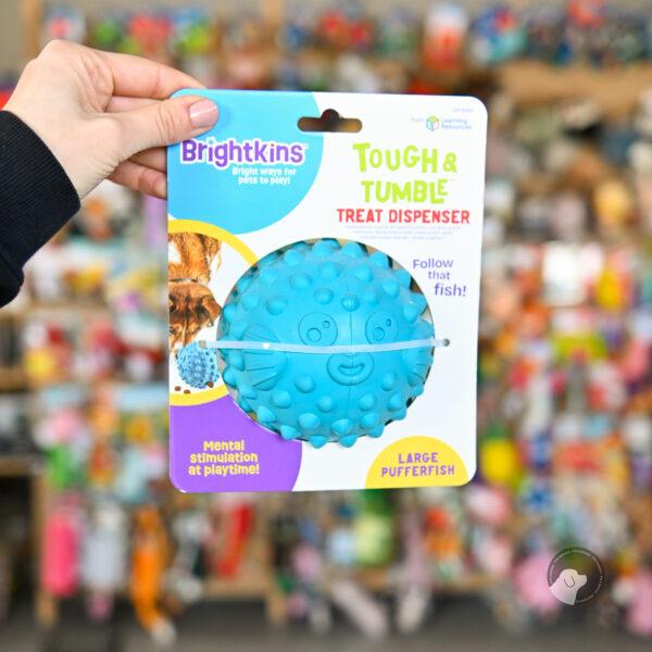 Brightkins Zabawka na przysmaki BIG Pufferfish DUŻA ROZDYMKA