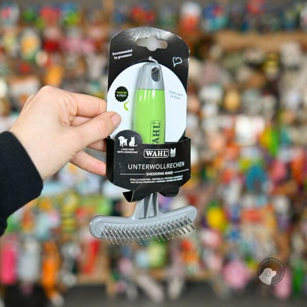 Moser Shedding Rake - zgrzebło dla psa dwurzędowe z obrotowymi ząbkami