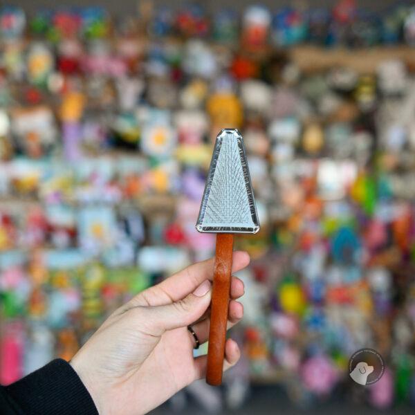 DezynaDog Soft Triangle Slicker - precyzyjna szczotka pudlówka, trójkątna