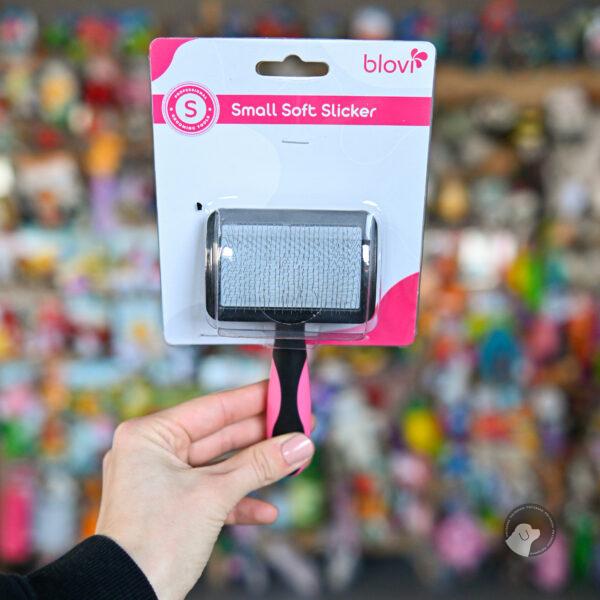Blovi Small Soft Slicker - miękka szczotka pudlówka dla psa mała