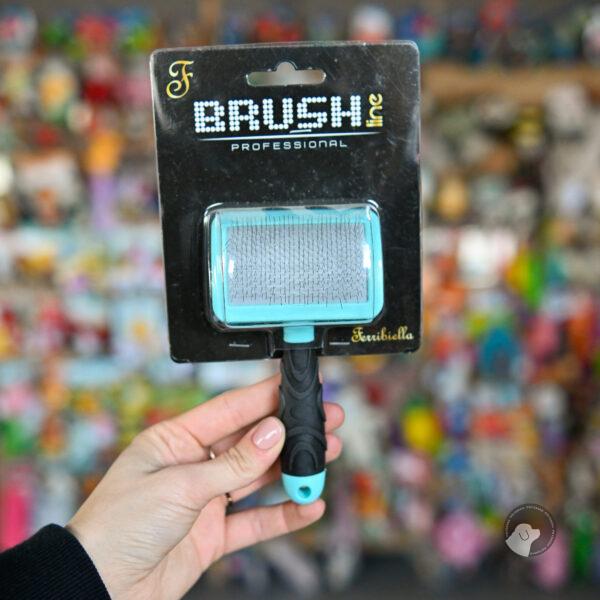 FERRIBIELLA SZCZOTKA BRUSH LINE - miękka pudlówka dla psa S