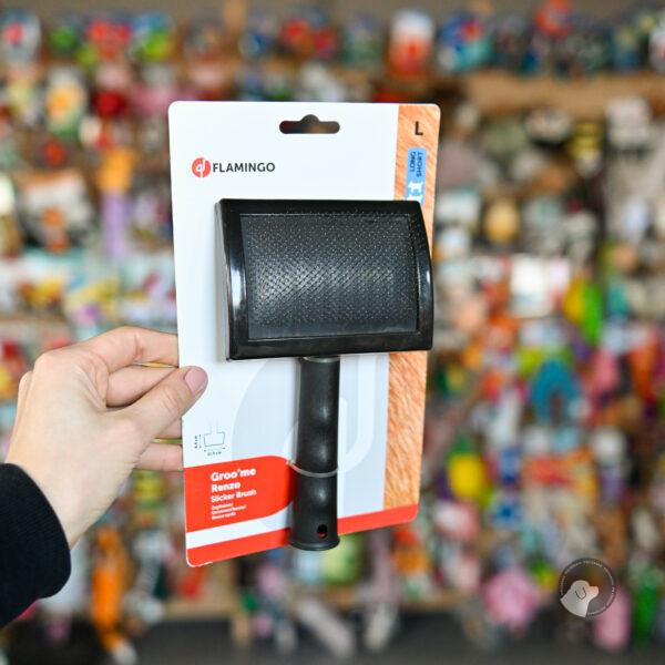 FLAMINGO SZCZOTKA DLA PSA SLICKERBRUSH RENZO - pudlówka S-L