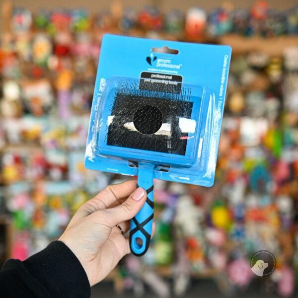 Groom Professional Slicker Firm Large - profilowana szczotka pudlówka z długimi pinami, twarda, duża