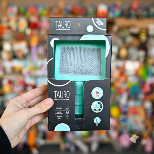 Tauro Pro Line Szczotka pudlówka twarde piny 20 mm, miętowa 17.5x10.6x6.2 cm