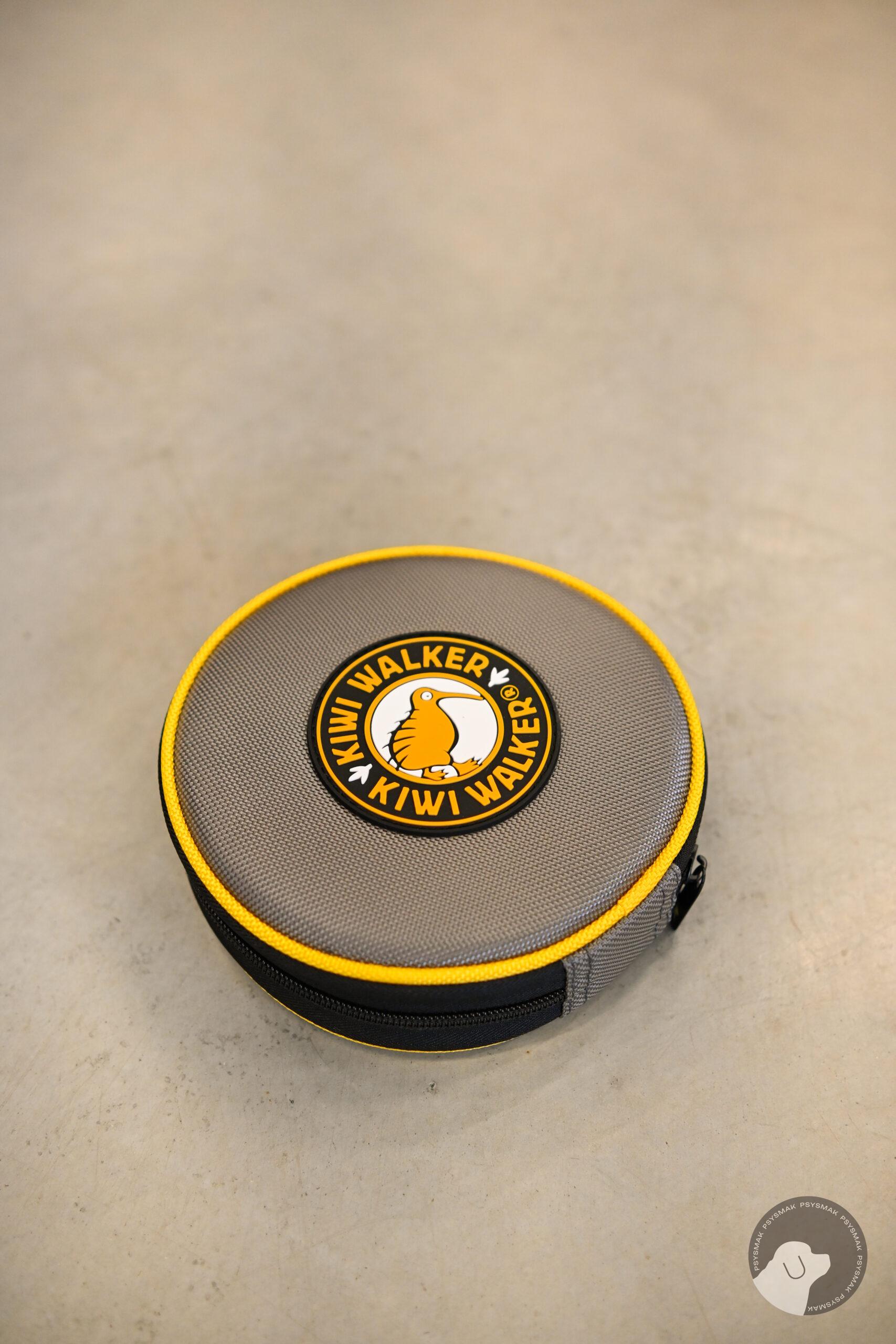 Kiwi Walker TRAVEL DOUBLE BOWL SLOWFEEDER miski turystyczne żółte