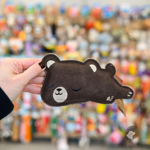 BUDDY Niedźwiadek zamszowa cicha zabawka dla psa miś